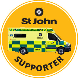 St John Ambulance supporter
