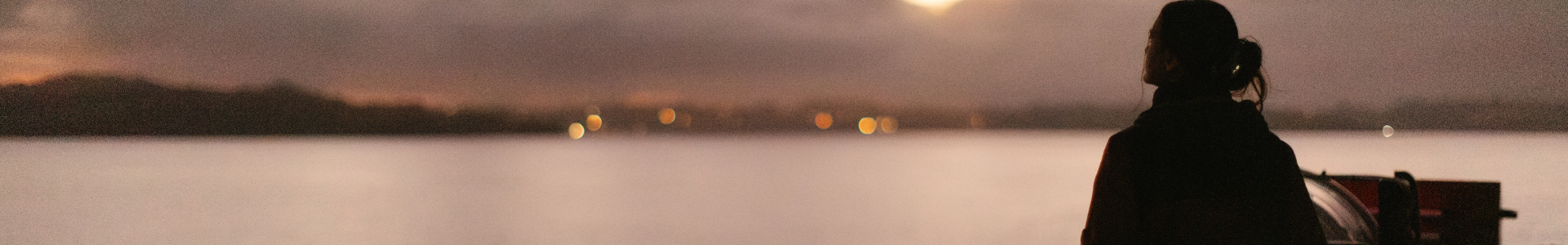 Passenger enjoying the early morning sailing to Waiheke Island