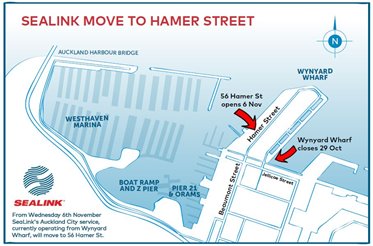 Hamer Street move map